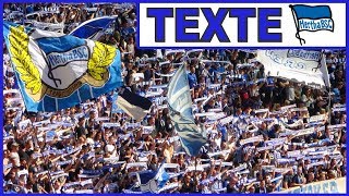 Hertha BSC FANGESÄNGE MIT TEXTEN [upl. by Brottman]