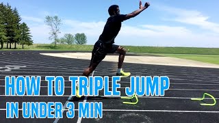 How to Triple Jump  Simple Drills for Learning Triple Jump [upl. by Anillek]