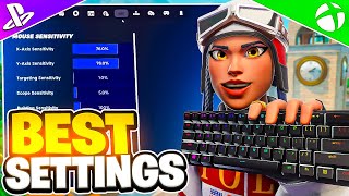 NEW Best Keyboard SETTINGS  Sensitivity In Chapter 6 Season 2 Fortnite Tutorial [upl. by Garret]