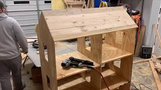 Custom Wooden Doll House Timelapse [upl. by Valerian705]