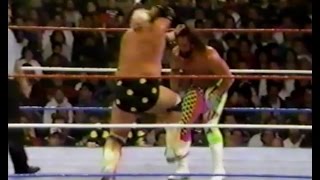 Randy Savage vs Dusty Rhodes [upl. by Almire909]