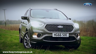 New Ford Kuga  Vignale reviewtest drive UK [upl. by Neirual]