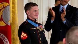 Marine awarded Medal of Honor after absorbing grenade blast [upl. by Aicarg]