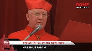 Habemus Papam When Cardinal Medina introduced the new Pope [upl. by Konstance]