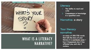 Introduction to Literacy Narratives [upl. by Blythe78]