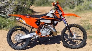 KTM 200cc Two Stroke is Back  Dirt Bike Magazine [upl. by Kerge]