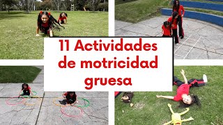 11 ACTIVIDADES DE MOTRICIDAD GRUESA [upl. by Arod]