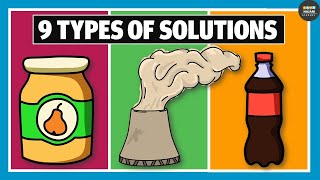 9 Types of Solution  Chemistry [upl. by Panter633]