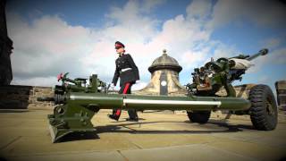 Edinburgh Castle  One oclock Gun [upl. by Grindle]