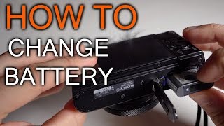 How to replace Batery in Sony RX100 [upl. by Ahsienroc781]