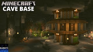 Minecraft Tutorial  How to Build a Cave Base 27 with a Secret Entrance 😮 [upl. by Rakso]