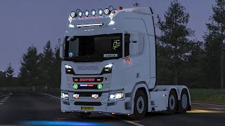 Mega Tuning Light Mod Pack All Trucks amp SCS Trailers  ETS2 Mods v139 [upl. by Nwahsaj]