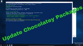 How to Update existing Chocolatey Package [upl. by Souza]