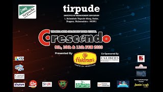 CRESCENDO DAY 3 PRESENTED BY HALDIRAMS NAGPUR COSPONSORED BY CALIBERS NOVA [upl. by Faith]