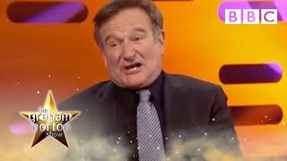 Robin Williams reacts to fans impressions  The Graham Norton Show  BBC [upl. by Einhapets]