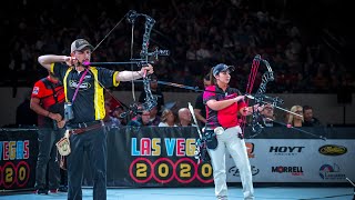 Sara Lopez v Jesse Broadwater – Legends Match exhibition  Vegas Shoot 2020 [upl. by Lynnelle67]