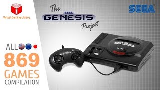 The SEGA GenesisMega Drive Project  All 869 Games  Every Game USEUJPBR [upl. by Milda780]