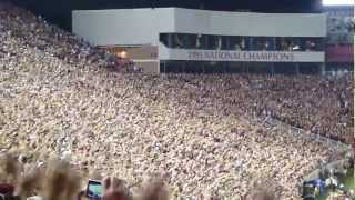 FSU Seminoles College Football BCS National ChampionsTomahawk Chop at DOAK [upl. by Jeth]