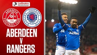 Aberdeen 24 Rangers  Penalties and Two Red Cards as Defoe Secures Points  Ladbrokes Premiership [upl. by Standush]