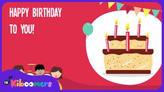 Happy Birthday To You Lyric Video  The Kiboomers Preschool Songs amp Nursery Rhymes [upl. by Eerized830]