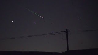 1 Min of Shooting Stars Live View  Perseid Meteor Shower 2020 [upl. by Kellen]