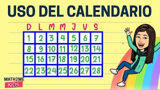 🔴 Uso del Calendario  para niños [upl. by Uchida37]