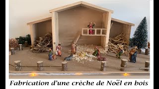 TUTO Comment fabriquer une crèche de Noël en bois 🎅🏼 [upl. by Veneaux577]