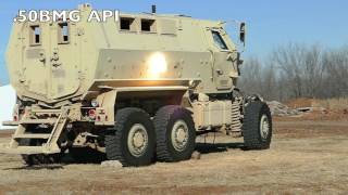 What projectile types will the MRAP withstand [upl. by Vernice]