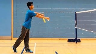 Perfect Badminton Low Serve Every Time  BEST METHOD [upl. by Raual]