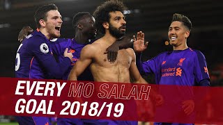 Every Mo Salah goal from the 201819 season  Chelsea screamer CL Final penalty and more [upl. by Aikrehs]