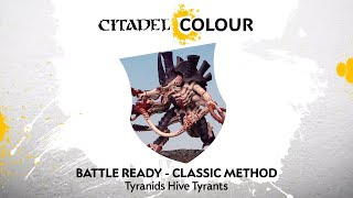 How to Paint Tyranids Hive Tyrants – Classic Method [upl. by Anuahsed971]