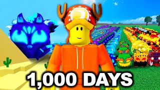 I Spent 1000 Days in Blox Fruits [upl. by Walrath364]