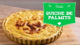 Receita de Quiche Vegana de Palmito [upl. by Morganstein293]