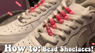 How to Bead Your Shoelaces [upl. by Adaner]