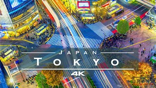 Tokyo Japan 🇯🇵  by drone 4K [upl. by Noied704]