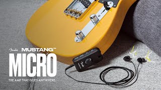 Introducing The Mustang Micro  Fender Amplifiers  Fender [upl. by Bunni259]