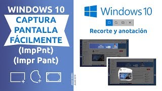 Windows 10 captura pantalla fácilmente 2019 [upl. by Assened]