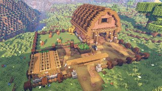 Minecraft Aesthetic Animal Barn Tutorial [upl. by D'Arcy]