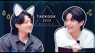 Taekook  new moments 2023 part 1 [upl. by Wohlen]