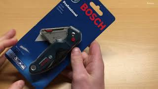 Bosch Professional Knife  Unboxing and Hands on [upl. by Simonetta]