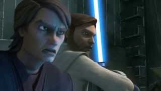 Star Wars The Clone Wars  Anakin ObiWan amp Mace Windu Interrogates Cad Bane 1080p [upl. by Eirolav]