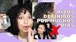 ¿Cómo hacer que tus RIZOS DEFINIDOS DUREN MÁS 🌴 8 Trucos l Diana Petro [upl. by Elsilrac]