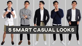 What Is Smart Casual  5 Basic Smart Casual Outfit Ideas [upl. by Tyrus841]