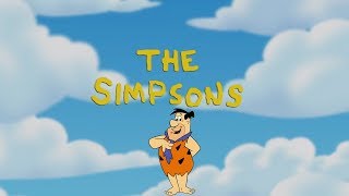 The Flintstones References in The Simpsons UPDATED [upl. by Anahsirk]