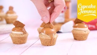 How to Make Biscoff Cookie Cups  Recipe amp Tutorial  Cupcake Jemma [upl. by Julian]