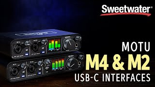 MOTU M4 amp M2 USBC Audio Interfaces Overview [upl. by Atila826]