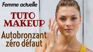 Autobronzant zéro défaut  les astuces dapplication  Tuto maquillage [upl. by Weixel]