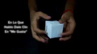 Como Hacer Un Cubo De Papel [upl. by Nickles]