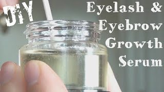 Eyelash And Eyebrow Growth Serum ♥ DIY [upl. by Liarret]