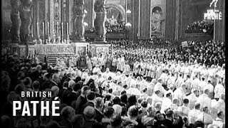 Pope John Crowned 1958 [upl. by Enenaj]